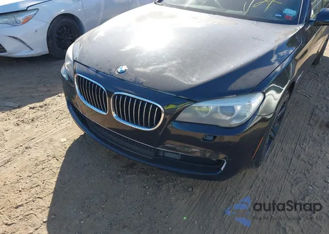 2013 BMW 740I из США, поврежденный, VIN WBAYA6C53DC995336